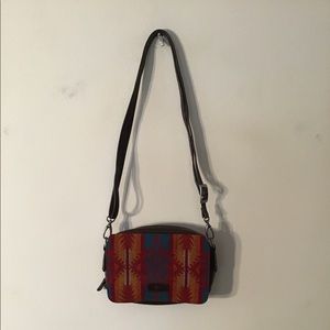 Pendleton Blanket Red Crossbody Purse